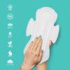 Sparkle Sanitary Pads : Natural & Biodegradable – Combo 5 (4 Packs) - Image 2