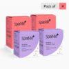 Sparkle Sanitary Pads : Natural & Biodegradable – Combo 3 (4 Packs)