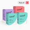 Sparkle Sanitary Pads : Natural & Biodegradable – Combo 5 (4 Packs)